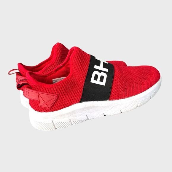 BEVERLY HILLS POLO CLUB GU Elasto V11 Sneaker in Red/Black & White Size 7 Medium - Picture 1 of 6